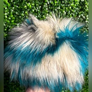 Faux Fur Multi-Tone Hat by Janis Joplin & Adrienne Landau